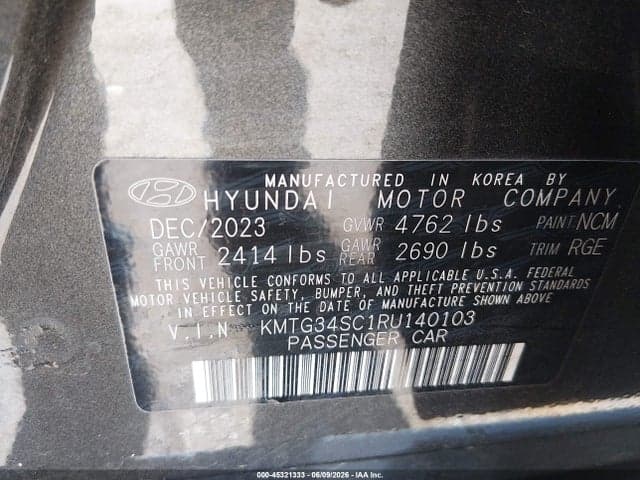 2024 GENESIS G70 2.5T 9