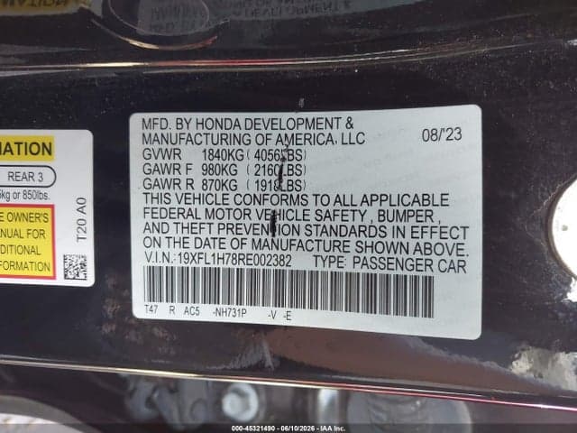 2024 HONDA CIVIC EX-L 9