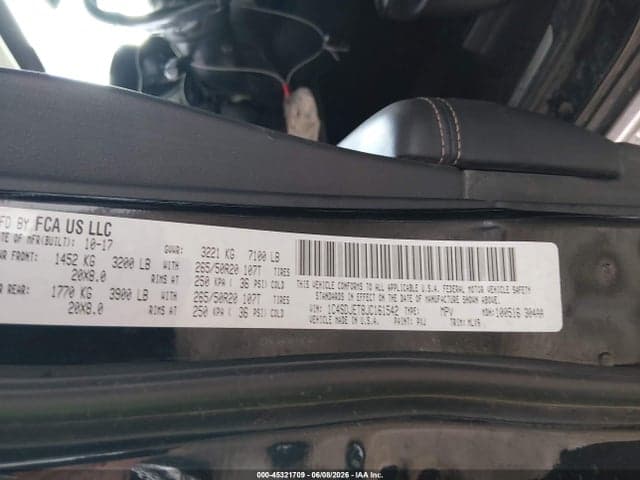 2018 DODGE DURANGO CITADEL ANODIZED PLATINUM AWD 9