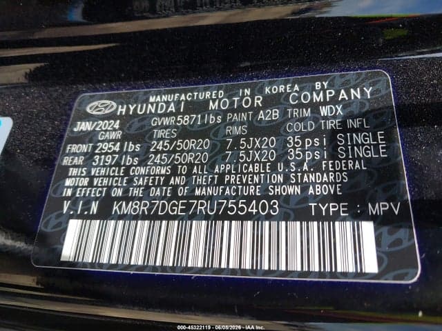 2024 HYUNDAI PALISADE CALLIGRAPHY 9