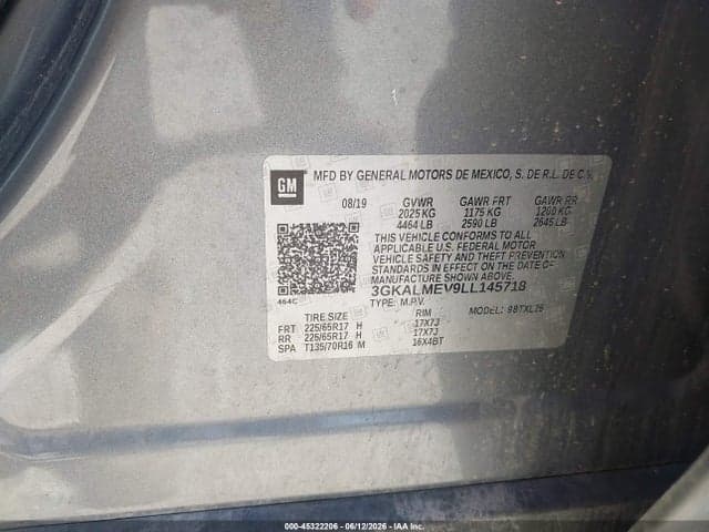 2020 GMC TERRAIN FWD SLE 9