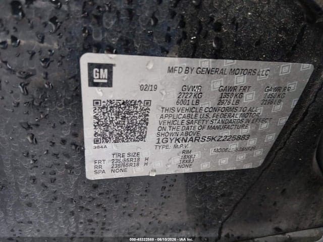 2019 CADILLAC XT5 STANDARD 9