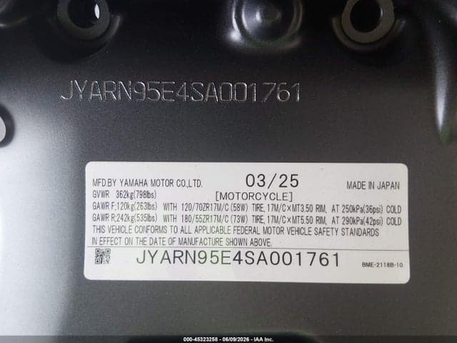 2025 YAMAHA MT09 SP 10