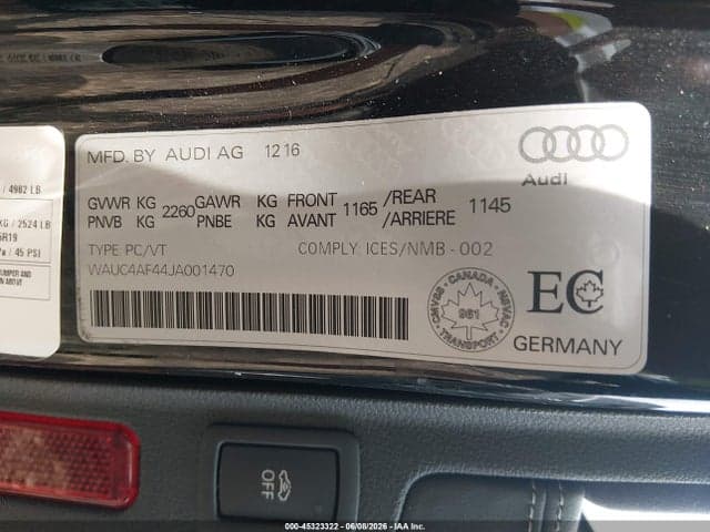 2018 AUDI S4 3.0T PREMIUM PLUS 9