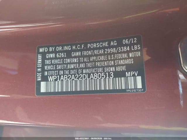 2013 PORSCHE CAYENNE S 9