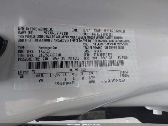 2018 FORD FOCUS SEL 9
