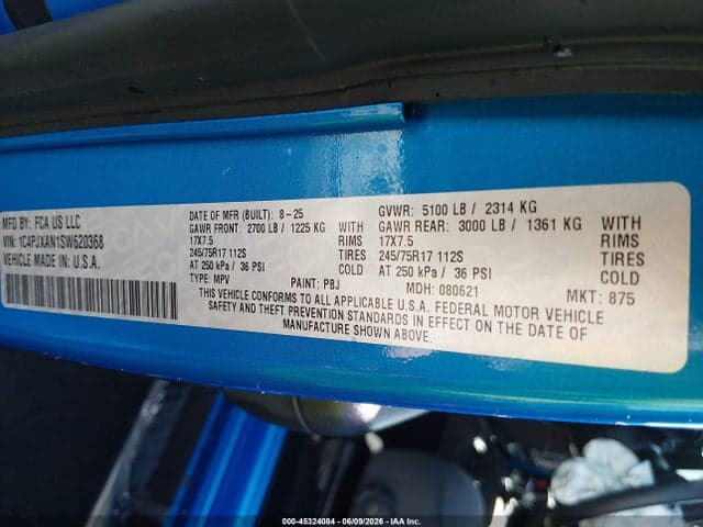 2025 JEEP WRANGLER 2-DOOR SPORT 4X4 9