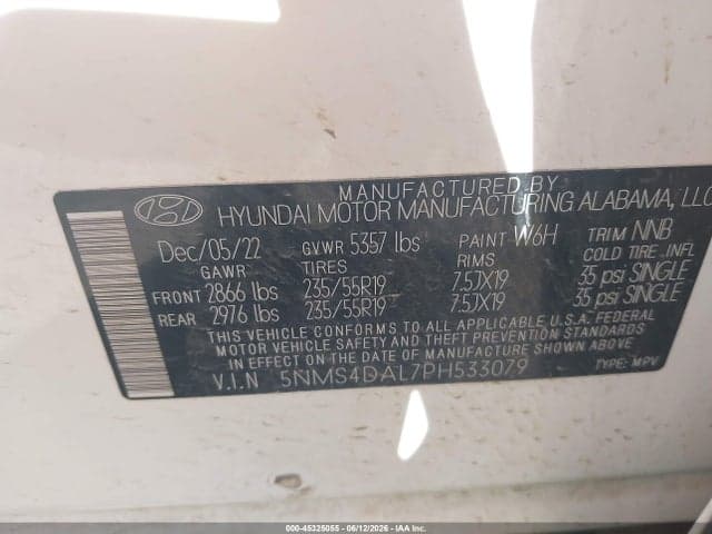 2023 HYUNDAI SANTA FE LIMITED 9