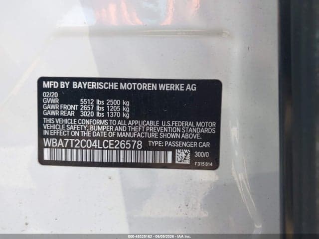 2020 BMW 740I 9