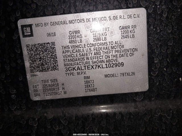 2019 GMC TERRAIN SLE 9