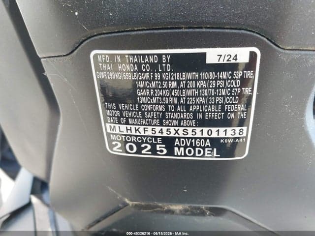 2025 HONDA ADV160 A 10