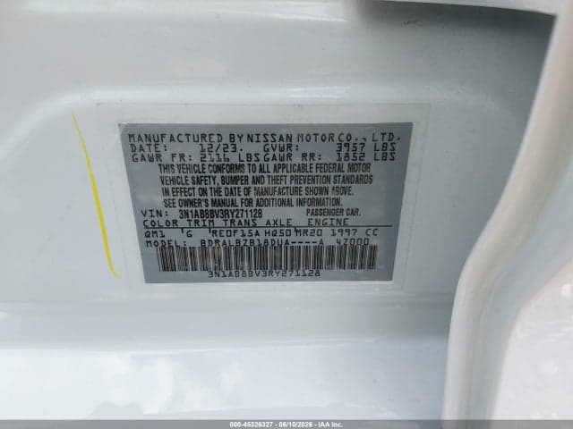 2024 NISSAN SENTRA S XTRONIC CVT 9
