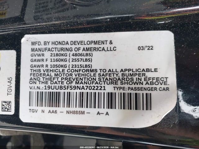 2022 ACURA TLX A-SPEC PACKAGE 17