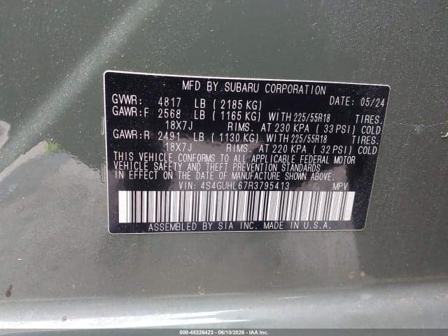 2024 SUBARU CROSSTREK LIMITED 9