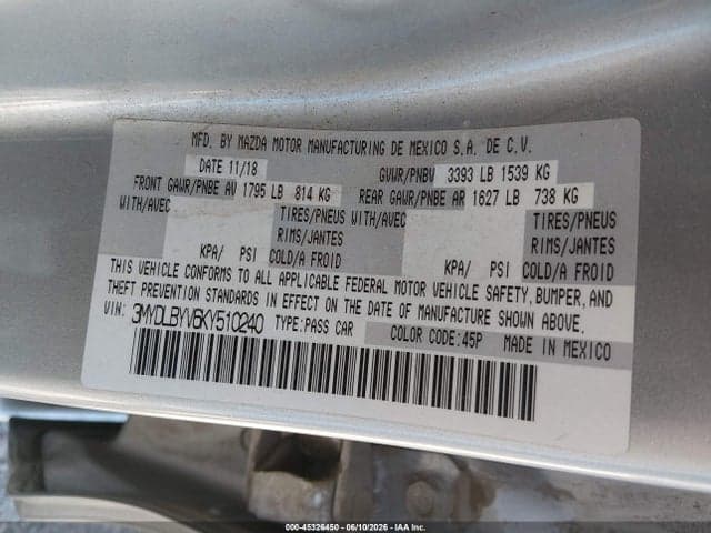 2019 TOYOTA YARIS LE 9