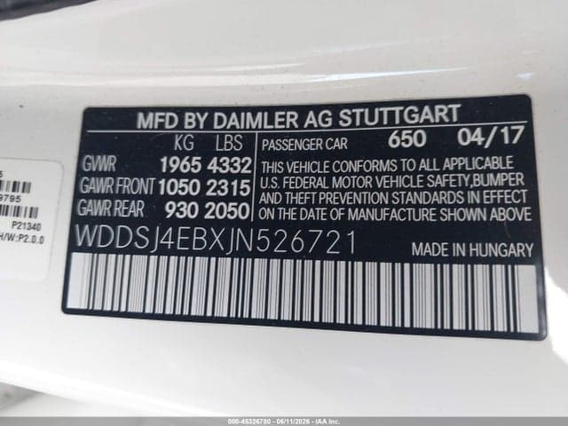 2018 MERCEDES-BENZ CLA 250 9