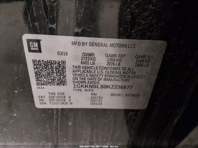 2019 GMC ACADIA SLE-2 9