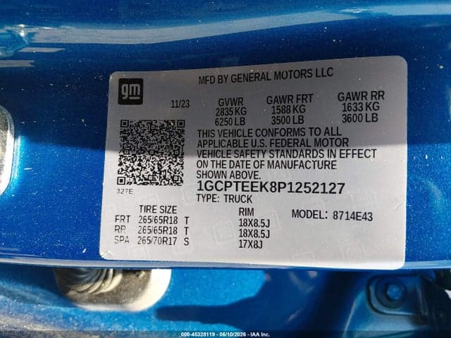 2023 CHEVROLET COLORADO 4WD SHORT BOX TRAIL BOSS 9