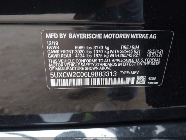 2020 BMW X7 XDRIVE40I 9