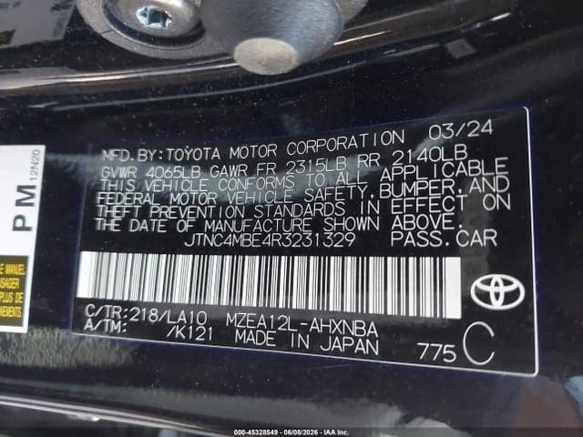2024 TOYOTA COROLLA XSE 9