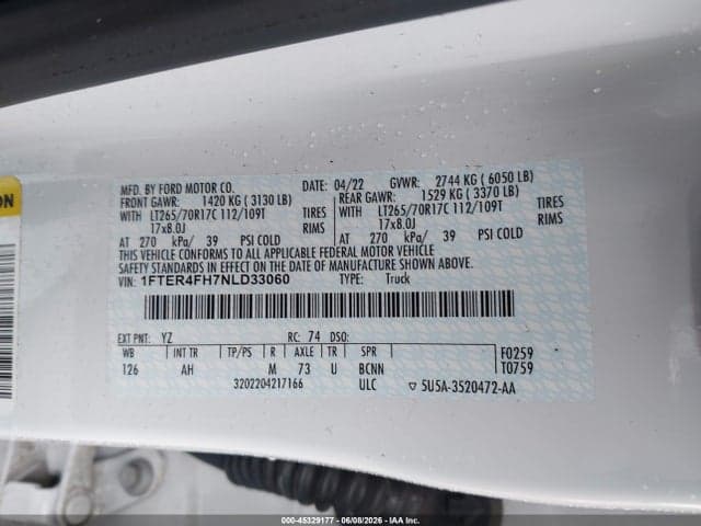 2022 FORD RANGER XLT 9