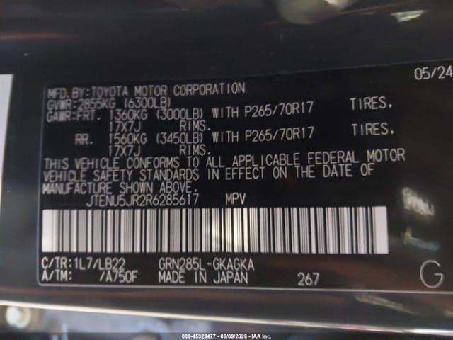 2024 TOYOTA 4RUNNER SR5 PREMIUM 9