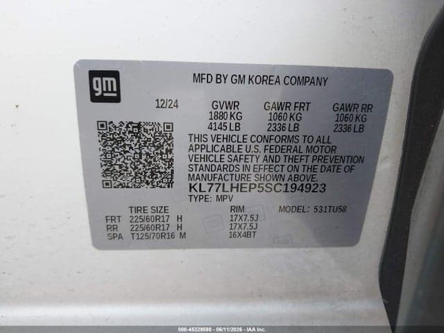 2025 CHEVROLET TRAX FWD LT 10