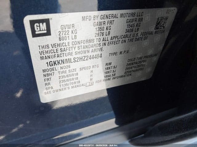 2017 GMC ACADIA SLT-1 9
