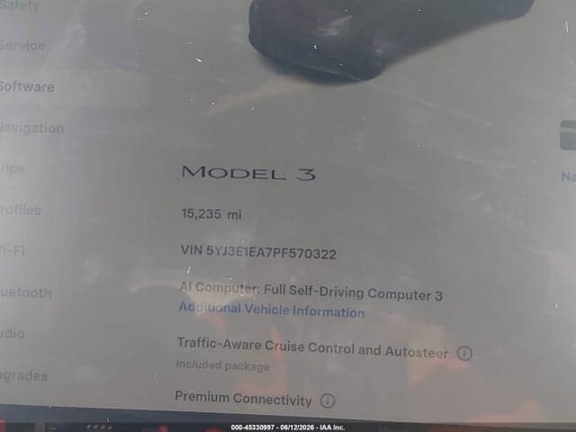 2023 TESLA MODEL 3 REAR-WHEEL DRIVE 15