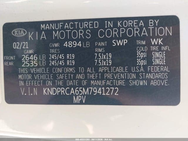2021 KIA SPORTAGE SX TURBO 9