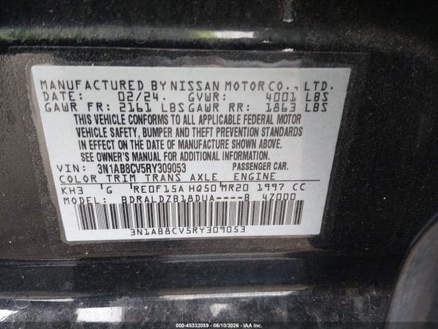2024 NISSAN SENTRA SV XTRONIC CVT 9