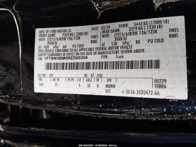 2024 FORD F-350 XL 9