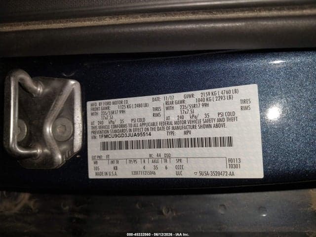 2018 FORD ESCAPE SE 9