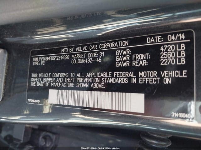 2015 VOLVO S60 T6 9