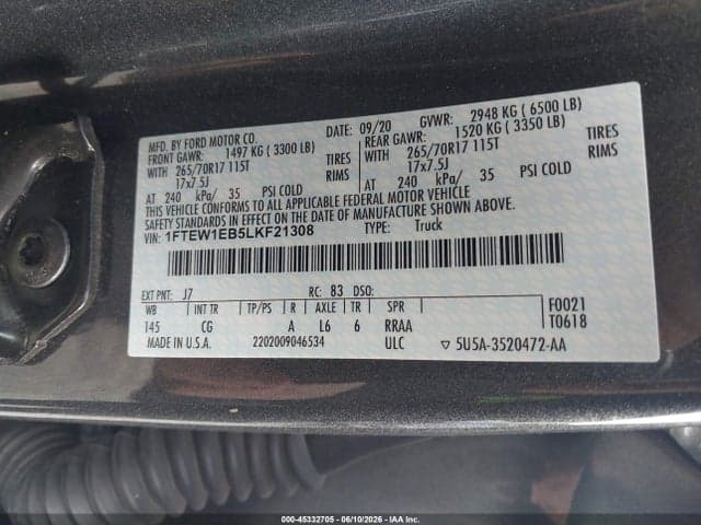 2020 FORD F-150 XL 9