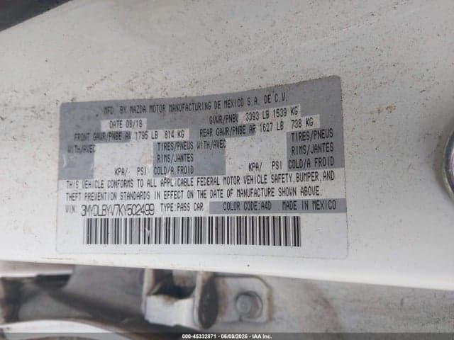 2019 TOYOTA YARIS L 9