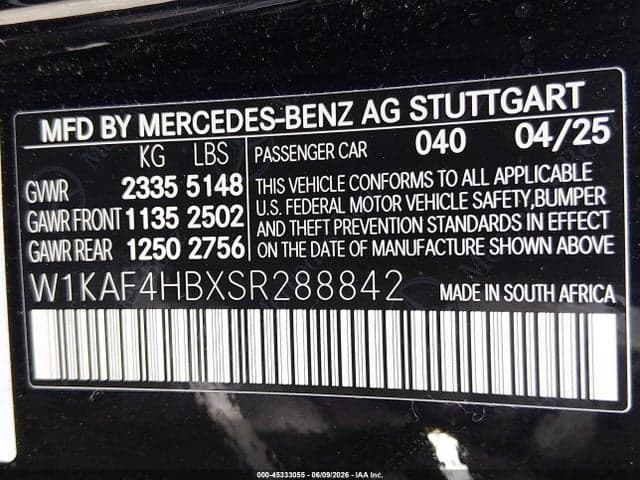 2025 MERCEDES-BENZ C 300 9