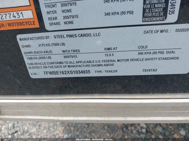 2025 TRAILER 16' HIGH COUNTRY ENCLOSED 9