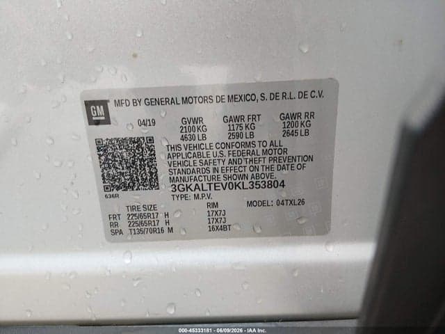 2019 GMC TERRAIN SLE 9