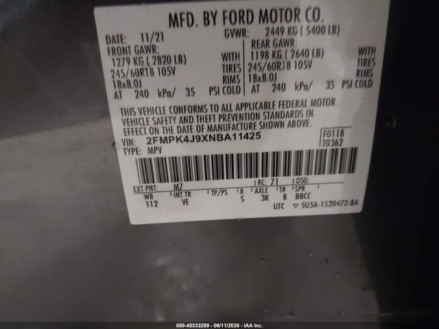 2022 FORD EDGE SEL 9
