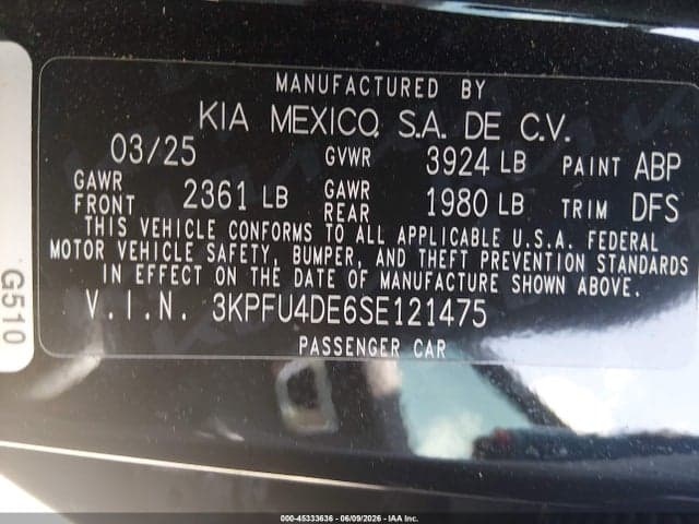 2025 KIA K4 EX 9