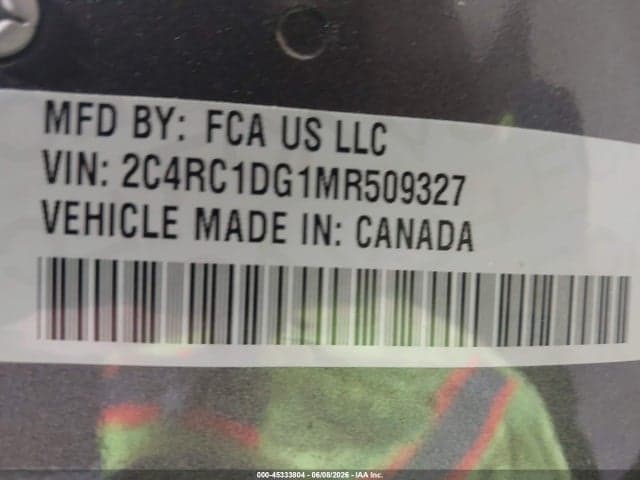 2021 CHRYSLER VOYAGER LXI 9
