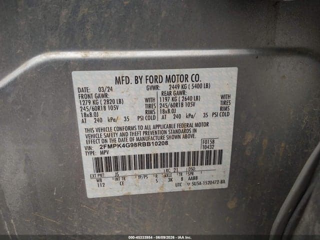 2024 FORD EDGE SE 9