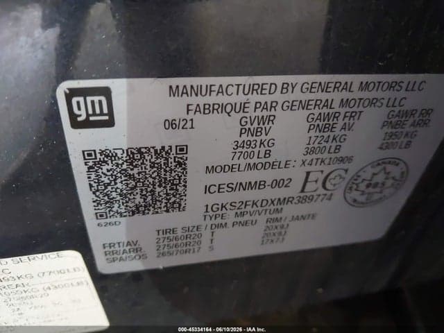 2021 GMC YUKON XL SLE 9