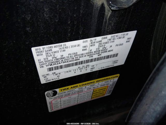 2019 FORD EXPEDITION MAX LIMITED 9