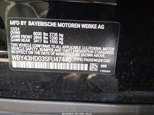 2025 BMW I4 GRAN COUPE XDRIVE40 9