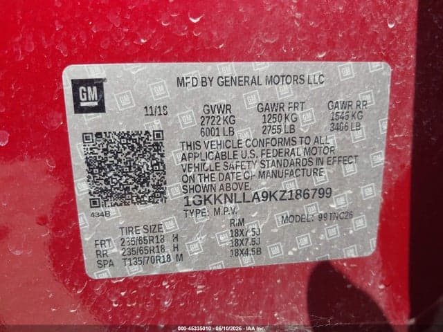 2019 GMC ACADIA SLE-2 9