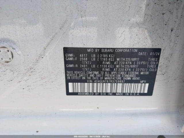 2024 SUBARU CROSSTREK WILDERNESS 9