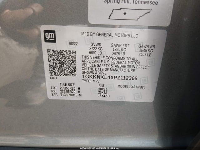 2023 GMC ACADIA FWD SLE 9