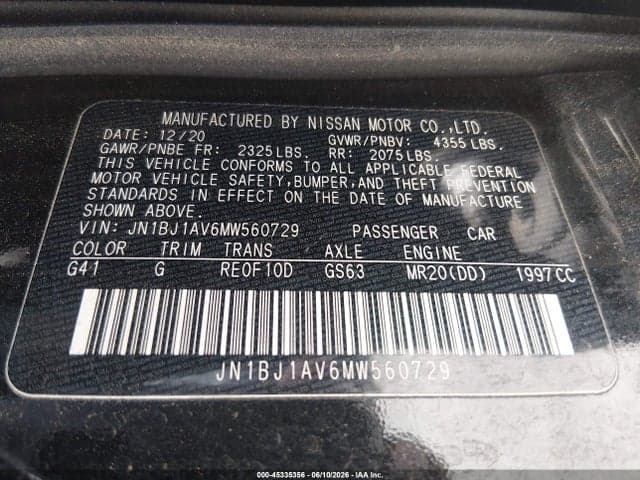 2021 NISSAN ROGUE SPORT S FWD XTRONIC CVT 9